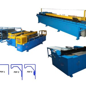 Лінія для виробництва прямокутних повітропроводів Wammes 3-Machine-System