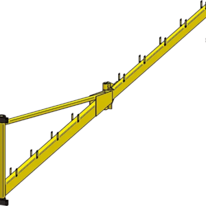 Wall-Mounted Pivot Wire Feeder Boom
